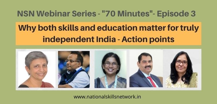 Why both skills and education matter for truly independent India