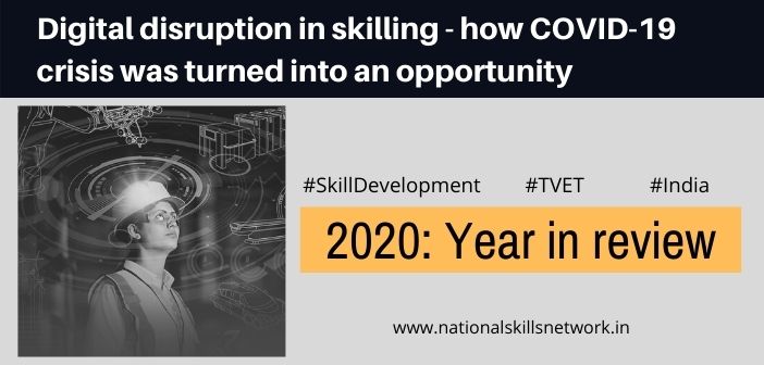Digital disruption in skilling - how COVID-19 crisis was turned into an opportunity