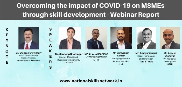 Overcoming the impact of COVID-19 on MSMEs through skill development