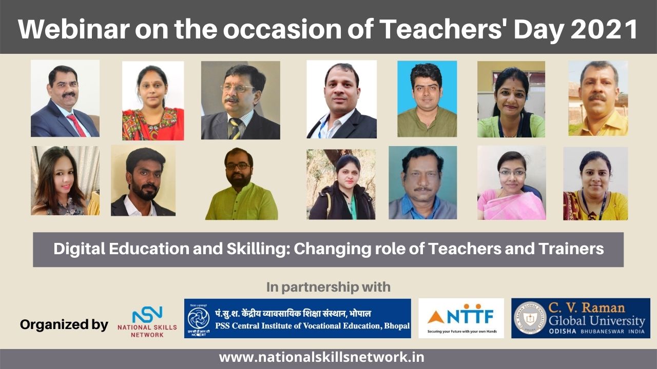Webinar Report Digital Education and Skilling Changing role of Teachers and Trainers