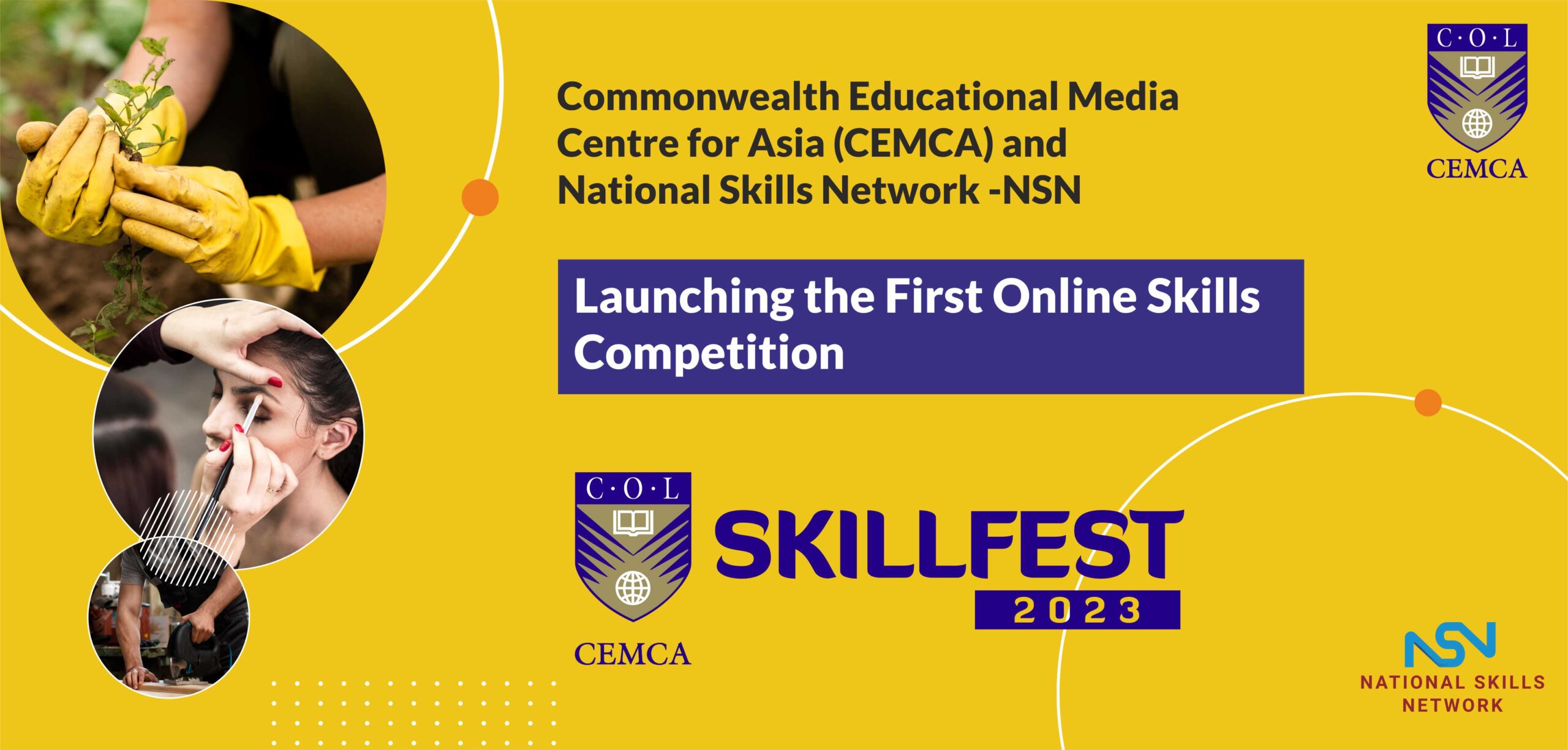 CEMCA Skillfest 2023: A one-of-its-kind online skills competition by CEMCA and NSN