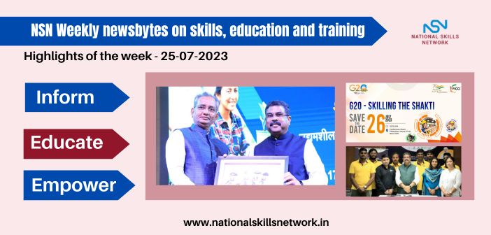 NSN Weekly newsbytes on skills, education and training- 25072023