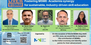 Fostering MSME-Academia Synergy for Sustainable Industry-Driven Skill Education - Webinar Report