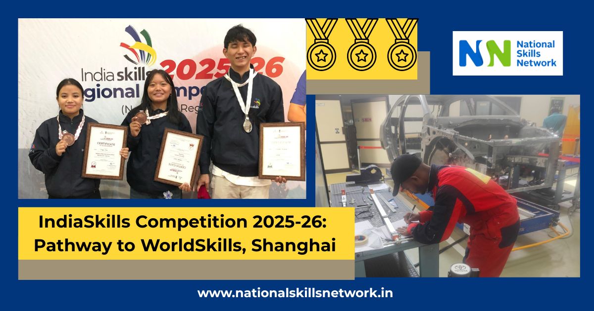 IndiaSkills Competition 2025-26 Pathway to WorldSkills, Shanghai